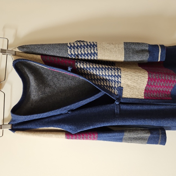 Boho Knitted Patchwork Cardigan - Picture 6 of 12